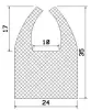 25223/CR-Neoprenee Profile-U