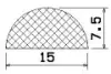 25168/EPDM65  D-profile