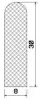 25049/EPDM65  D-profile