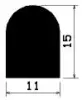 2136/Silicone D-profile