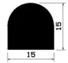 0662/D-EPDM D-profile