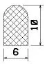 25261/EPDM65  D-profile