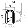 0090/microporous EPDM/EPDM with metal reinforcement