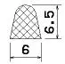 25105/NBR  D-profile