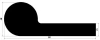 0850/p-shaped 40x80x15mm-EPDM70