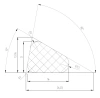 16 x 12 mm, PVC 65, black, 4-TRN-015