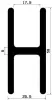 0836/EPDM-H-Profile