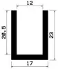 1042/EPDM65 Profile-U