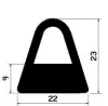 1626/EPDM70 D-profile