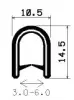 0223/EPDM with metal reinforcement
